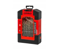 Kobalto grąžtai Pro, kobalto grąžtų rinkinys 1-10mm, 19 vnt.