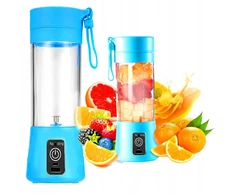 Kokteilių smulkintuvas smoothie turistinis su usb 34 gėrimai vaisiai naujiena!!