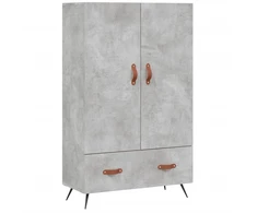 Komoda, betono pilkos spalvos, 69,5x31x115cm, apdirbta mediena