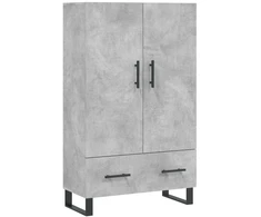 Komoda, betono pilkos spalvos, 69,5x31x115cm, apdirbta mediena