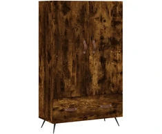 Komoda, dūminio ąžuolo spalvos, 69,5x31x115cm, apdirbta mediena