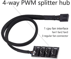 Kompiuterio Cpu Ventiliatoriaus Centru, 4-pin Pwm