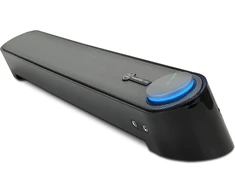 Kompiuterio kolonėlės Kompiuterio garso juosta su usb maitinimu gogroove sonaverse ubr (juoda) - led akcentai, priekinis mikrofono ir ausinių lizdas, mini garso juosta 42 cm ilgio, kampuotas dizainas, idealiai tinka mažiems stalams