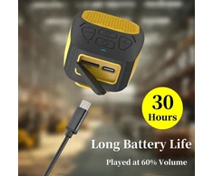 Kompiuterio kolonėlės Epronic bluetooth garsiakalbis, nešiojamas su prisegamu/magnetiniu galiniu spaustuku, iki 30 valandų grojimo laikas, garsiakalbis darbo vietai su bluetooth, skambinimas laisvų rankų įranga/bt muzika/tf kortelės atkūrimas + riešo dirželis