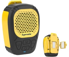 Kompiuterio kolonėlės Epronic bluetooth garsiakalbis, nešiojamas su prisegamu/magnetiniu galiniu spaustuku, iki 30 valandų grojimo laikas, garsiakalbis darbo vietai su bluetooth, skambinimas laisvų rankų įranga/bt muzika/tf kortelės atkūrimas + riešo dirželis