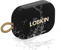 Kompiuterio kolonėlės Lobkin nešiojama bluetooth kolonėlė bt5.4, nešiojama belaidė kolonėlė su mini dizainu, įmontuotu mikrofonu, ip67 atspari vandeniui, laisvų rankų funkcija, tinkama namams ir stovyklavimui lauke