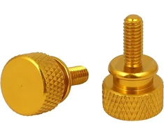 Kompiuterio varžtai M4x10mm su galvute, 10 vnt., aukso spalvos