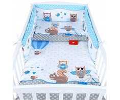 Patalynės komplektas Komplekt patalynės Babylux 4 el. 120x90/60x40 cm, su apsauga