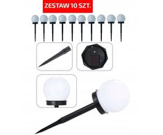 Komplektas 10x sodo saulės Led lempų, žibintų, saulės energija