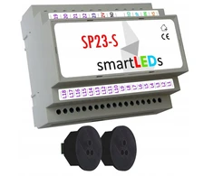 Komplektas led laiptų valdiklis smartleds sp23-s pusaukštis + 2 judesio davikliai