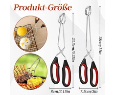 Komunj 2 žirklinės žnyplės, virtuvinės žnyplės, žirklės, bbq žnyplės, žirklės, nerūdijančio plieno žirklinės žnyplės, žirklinės žnyplės su rankenomis, nerūdijančio plieno bbq žnyplės, žirklinės bbq žnyplės, bbq