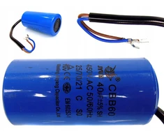 Kondensatorius 40uf paleidimo ritė elektriniam varikliui kompresoriaus Kowal