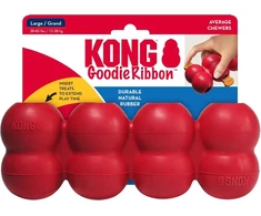 Kong Goodie Ribbon – užpildomas šuns žaislas iš natūralios gumos – kaulo formos kramtomasis žaislas – dideliems šunims