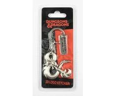Konix Dungeons &amp; Dragons raktų pakabukas, 3d logotipas