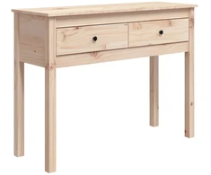 Konsolinis staliukas, 100x35x75cm, pušies medienos masyvas