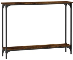 Konsolinis staliukas, dūminio ąžuolo, 100x22,5x75cm, mediena