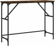 Konsolinis staliukas, dūminio ąžuolo, 100x32x75cm, mediena