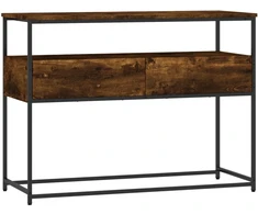 Konsolinis staliukas, dūminio ąžuolo, 100x40x75cm, mediena
