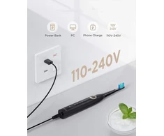 Kopbtboy Usb įkroviklis, skirtas Fairywill/bitvae/seago/demita/gloridea elektriniams dantų šepetėliams, Usb įkrovimo laidas elektriniam dantų šepetėliui, 99 cm ilgio