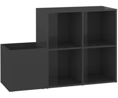 Koridoriaus spintelė batams, pilka, 105x35,5x70cm, mediena