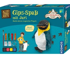 Kosmos 604660 magiškų gyvūnų mokykla – linksmybės su gipsu su juriu, rankdarbių rinkinys nuo 8 metų, liejimo gipsas su vaikais su balionais, viela, dažais ir teptuku, vaikų rankdarbių rinkinys
