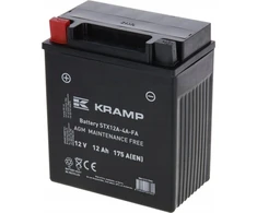 Kramp Uždaromas akumuliatorius 12v 12ah 175a motociklams, vejapjovėms, Utv