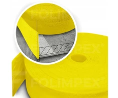 Kraštinė kompensacinė juosta su plėvele 8mm/12cm/50m