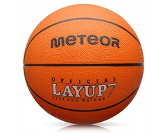 Krepšinio kamuolys vyrams suaugusiems Meteor Layup #7 guminis