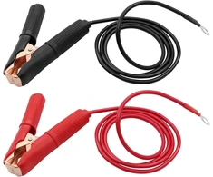 Krokodilo spaustukai automobilio akumuliatoriui 12v 24v, 14awg 30a