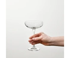 Krosno taurės šampanui, šampano taurės, 6 vnt. rinkinys, 240 ml, Harmony kolekcija, puikiai tinka namams, restoranams ir vakarėliams, prosecco taurė, galima plauti indaplovėje