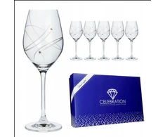 Krosno Vyno taurės Celebration 27181 Crystals 470 ml (6 vnt.)