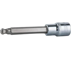 Ks tools 1/2" chromeplus antgalis su šešiakampiu galu, ilgas, 6 mm, 200 mm