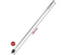 Ks Tools 918.1293 1/2" chromeplus lanksti galvutės pavaros rankena, 760 mm
