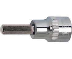 Ks tools 918.3865 3/8 colio chrome plus bitų lizdas šešiakampis lizdas, 7 mm