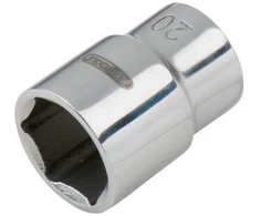 Ks tools 964.1412 nerūdijančio plieno šešiakampis galvutė, 1/4", 12 mm