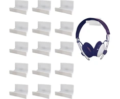 Kubdpqor 15 kepurių laikiklių rinkinys, lipnus kepurių organizatorius, minimalistinis kepurių laikiklis montuojamas ant sienos, kepurių kabliukai montuojami ant sienos, kepurių beisbolo kepuraičių pakabos organizatorius