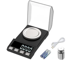 Kubei Usb įkraunamos 100g/0.001g tiksliosios svarstyklės miligramų kišeninės svarstyklės juvelyrinės svarstyklės virtuvinės svarstyklės miltelių svėrimui juvelyrinių dirbinių aukso maišelio kalibravimo svoris