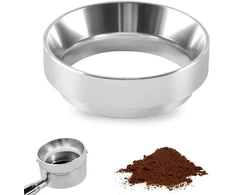Kuizhen kavos dozavimo žiedas 58 mm universalus espresso dozavimo piltuvėlis aliumininis kavos dozavimo žiedas su magnetiniu kavos miltelių tikslaus užpildymo pakeitimu kavos aparato portafiltro priedams
