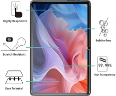 Kusinhoka Ekrano apsauga, skirta Alldocube Iplay 60/iplay 60 Pro, 2 vnt., 9h kietumas, atsparus įbrėžimams, atsparus pirštų atspaudams grūdintas apsauginis stiklas, be burbuliukų, didelio jautrumo ekrano apsauga