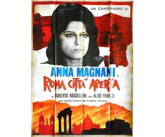 Kustom Art Famous Movies Rome Open City plakatas be rėmo, atspausdintas ant dengto popieriaus, 40x30 cm