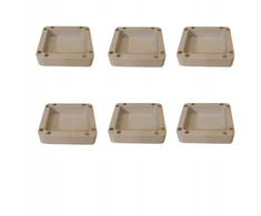 Kvadratinis elektros jungiklių dangtelis dažymui 6 vnt.