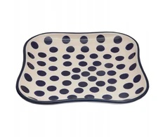 Kvadratinis padėklas 24 cm Ceramika Bolesławiec