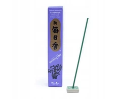 Kvapiųjų lazdelių rinkinys Nippon Kodo Morning Star Lavender 50 vnt. + stovas