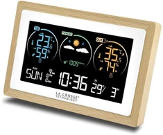 La Crosse Technology Ws6283 meteorologijos stotis su mediniu kraštu