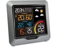 La Crosse Technology Ws6861 spalvota meteorologijos stotis su vėjo matuokliu - sidabrinė