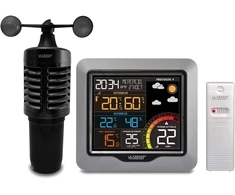 La Crosse Technology Ws6861 spalvota meteorologijos stotis su vėjo matuokliu - sidabrinė