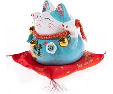 Lachineuse Maneki Neko statulėlė, Blanc Dominant, 9 x 8 x 10 cm