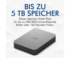 Lacie Mobile Drive Moon 1tb išorinis kietasis diskas