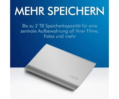 Kietasis diskas Lacie Portable Ssd, išorinis Ssd 500gb, 2.5", Pc Mac &amp; Ipad, duomenų atkūrimo paslauga (stks500400)
