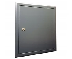Laco revizinės durelės 30 x 45 metalinės Ral7016 antracito spalvos su raktu 9081